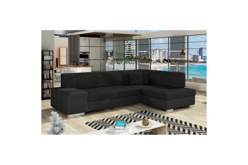 Hjørnesofa Eltap Fabio 268x167x73 cm - Sawana 14, Soft 11, Højre - Møbler - Sofaer - Sovesofaer