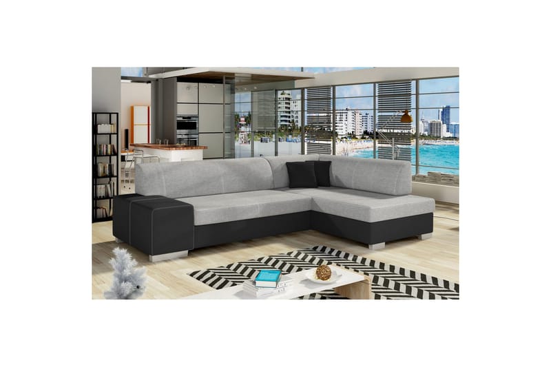 Hjørnesofa Eltap Fabio 268x167x73 cm, Sawana 21, Soft 11, Højre