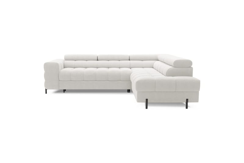 Hjørnesofa Eltap Ferucce 276x200x93 cm - Amore 01, Hvid, Højre - Møbler - Sofaer - Sovesofaer