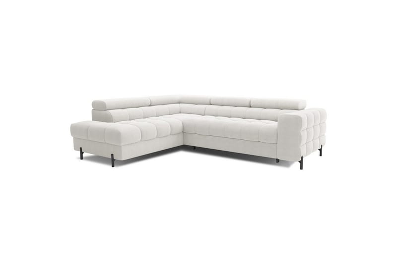 Hjørnesofa Eltap Ferucce 276x200x93 cm Amore 01 Creme Dobbeltsidet - Møbler - Sofaer - Sovesofaer