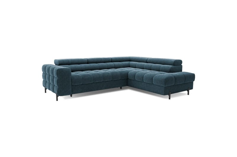 Hjørnesofa Eltap Ferucce 276x200x93 cm - Amore 40, Mørkeblå, Højre - Møbler - Sofaer - Sovesofaer