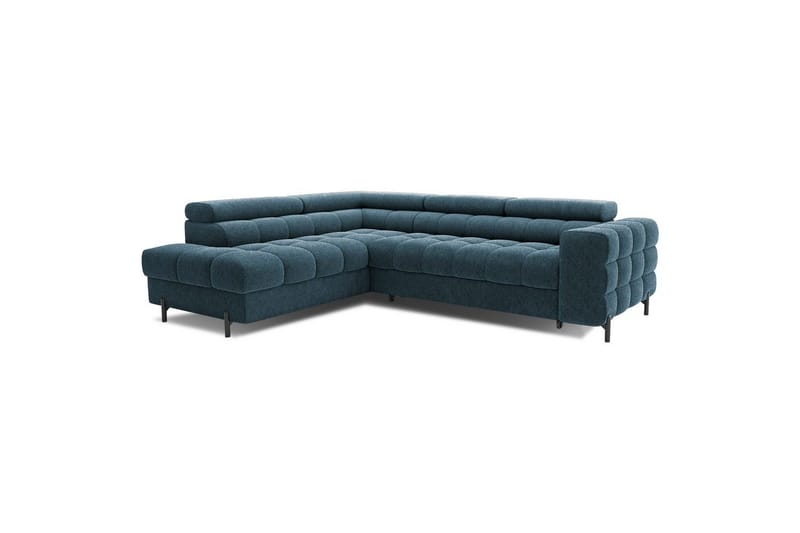 Hjørnesofa Eltap Ferucce 276x200x93 cm - Amore 40, Mørkeblå, Venstre - Møbler - Sofaer - Sovesofaer