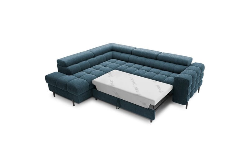 Hjørnesofa Eltap Ferucce 276x200x93 cm - Amore 40, Mørkeblå, Venstre - Møbler - Sofaer - Sovesofaer