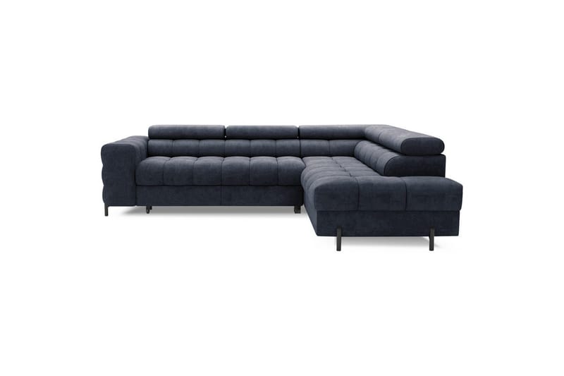 Hjørnesofa Eltap Ferucce 276x200x93 cm - Aura 40, Mørk Blå, Højre - Møbler - Sofaer - Sovesofaer