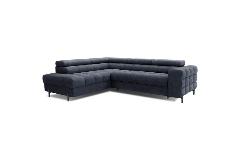 Hjørnesofa Eltap Ferucce 276x200x93 cm - Aura 40, Mørk Blå, Venstre - Møbler - Sofaer - Sovesofaer