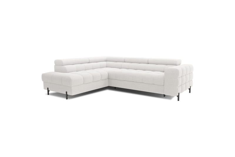 Hjørnesofa Eltap Ferucce 276x200x93 cm - Royal 01, Hvid, Venstre - Møbler - Sofaer - Sovesofaer
