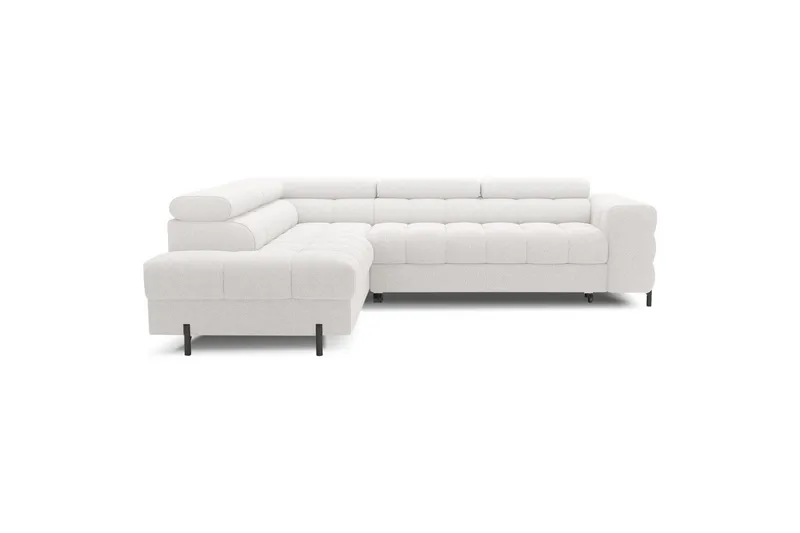 Hjørnesofa Eltap Ferucce 276x200x93 cm - Royal 01, Hvid, Venstre - Møbler - Sofaer - Sovesofaer