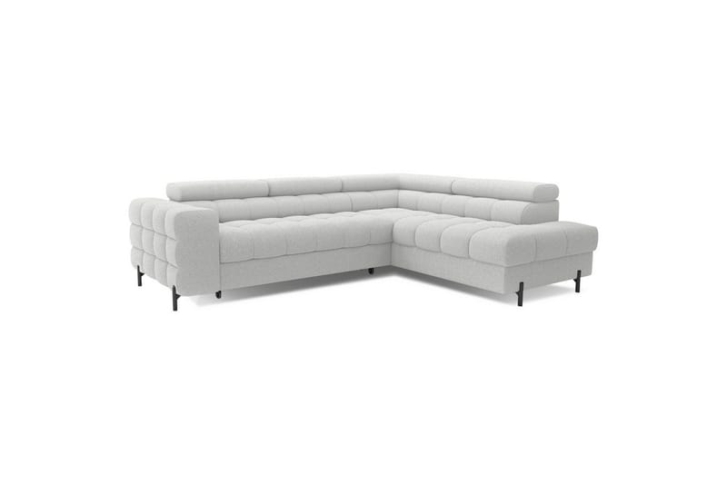 Hjørnesofa Eltap Ferucce 276x200x93 cm - Royal 03, Lys grå, Højre - Møbler - Sofaer - Sovesofaer