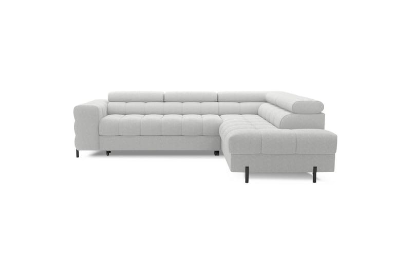 Hjørnesofa Eltap Ferucce 276x200x93 cm, Royal 03, Lys grå, Højre