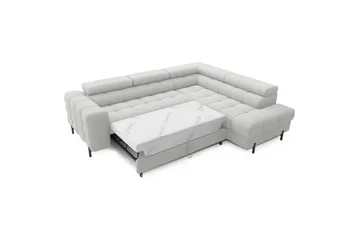 Hjørnesofa Eltap Ferucce 276x200x93 cm - Royal 03, Lys grå, Højre - Møbler - Sofaer - Sovesofaer
