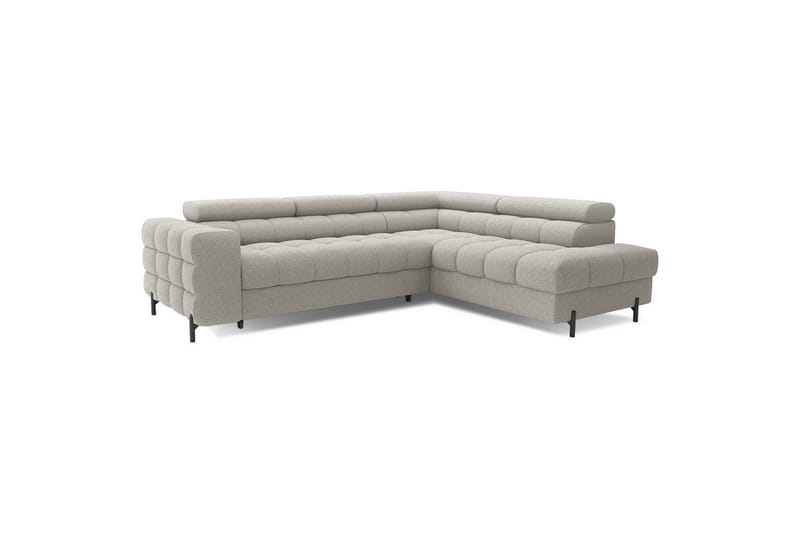 Hjørnesofa Eltap Ferucce 276x200x93 cm - Royal 18, Beige lys, Højre - Møbler - Sofaer - Sovesofaer