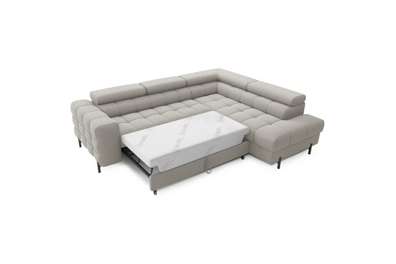 Hjørnesofa Eltap Ferucce 276x200x93 cm - Royal 18, Beige lys, Højre - Møbler - Sofaer - Sovesofaer
