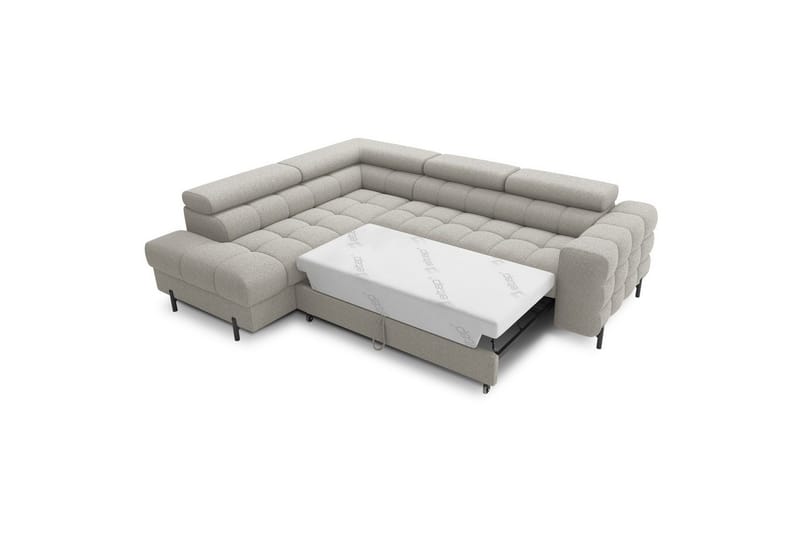 Hjørnesofa Eltap Ferucce 276x200x93 cm - Royal 20, Beige, Venstre - Møbler - Sofaer - Sovesofaer