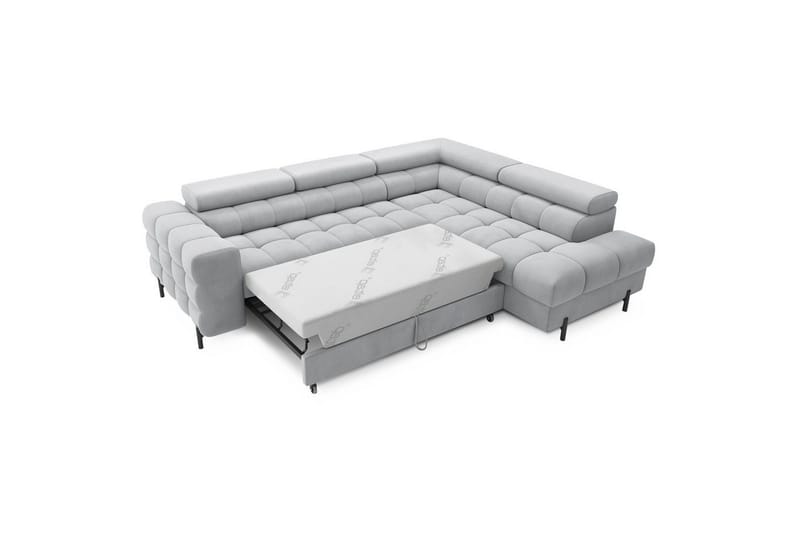 Hjørnesofa Eltap Ferucce 276x200x93 cm - Paros 05, Grå, Højre - Møbler - Sofaer - Sovesofaer