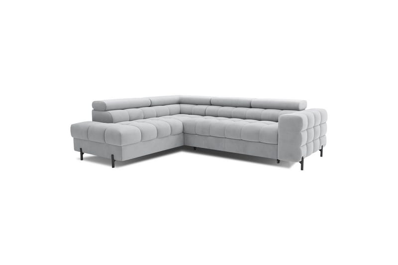 Hjørnesofa Eltap Ferucce 276x200x93 cm - Paros 05, Grå, Venstre - Møbler - Sofaer - Sovesofaer
