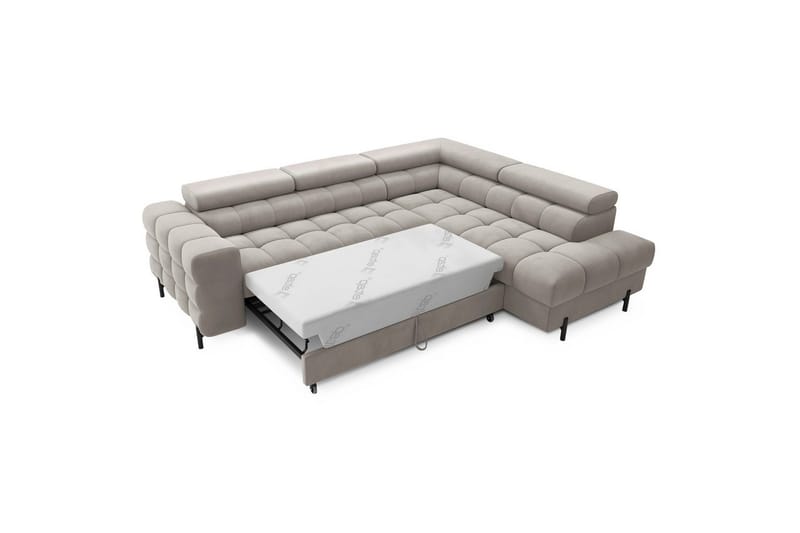 Hjørnesofa Eltap Ferucce 276x200x93 cm - Paros 02, Beige, Højre - Møbler - Sofaer - Sovesofaer