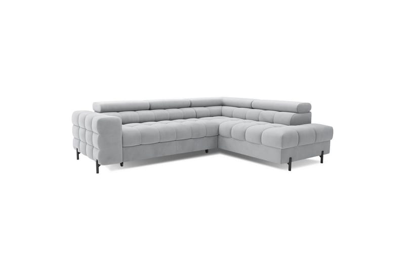 Hjørnesofa Eltap Ferucce 276x200x93 cm - Paros 05, Grå, Højre - Møbler - Sofaer - Sovesofaer