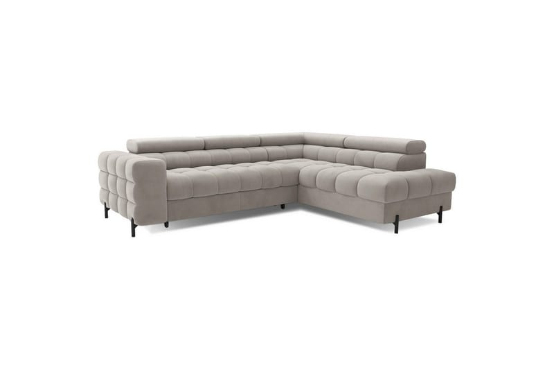 Hjørnesofa Eltap Ferucce 276x200x93 cm - Paros 02, Beige, Højre - Møbler - Sofaer - Sovesofaer