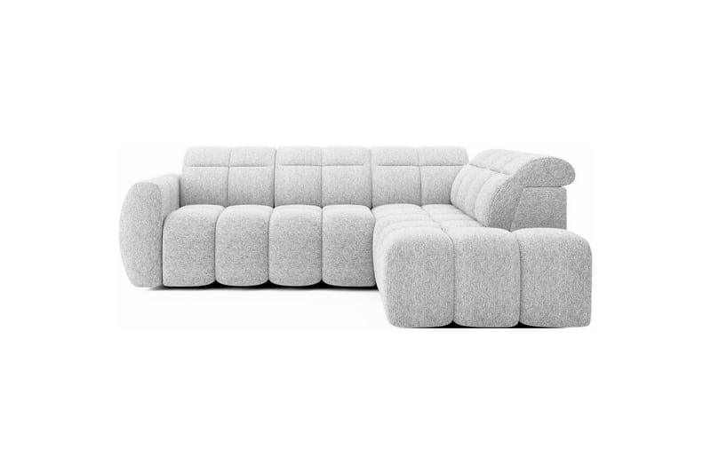 Hjørnesofa Eltap Flconn 258x208x107 cm, Coralline 01, Grå, Højre
