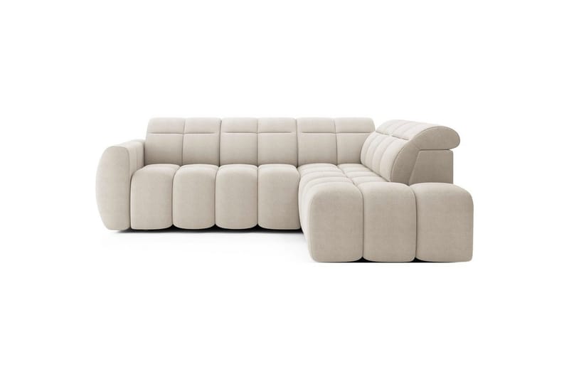 Hjørnesofa Eltap Flconn 258x208x107 cm, Royal 18, Beige, Højre