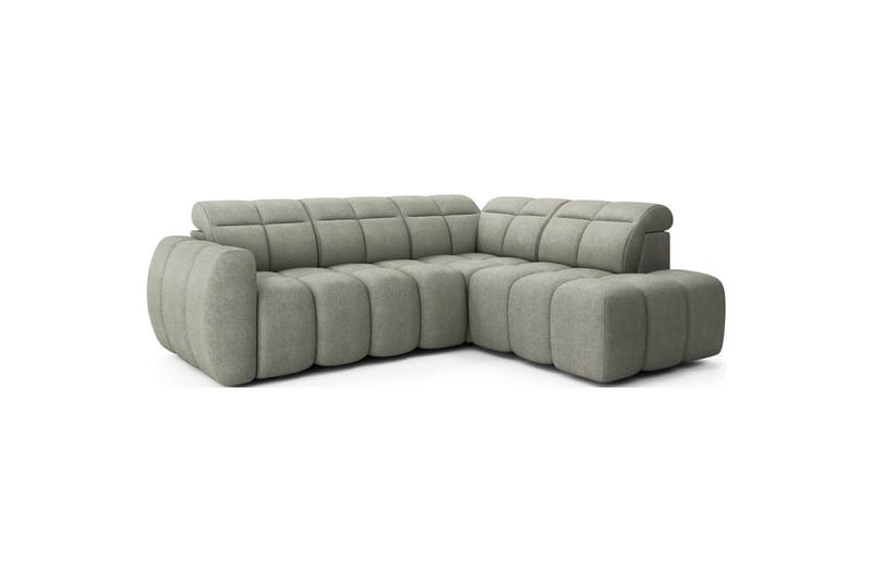 Hjørnesofa Eltap Flconn 258x208x107 cm - Xillar 100, Grøn, Højre - Møbler - Sofaer - Sovesofaer