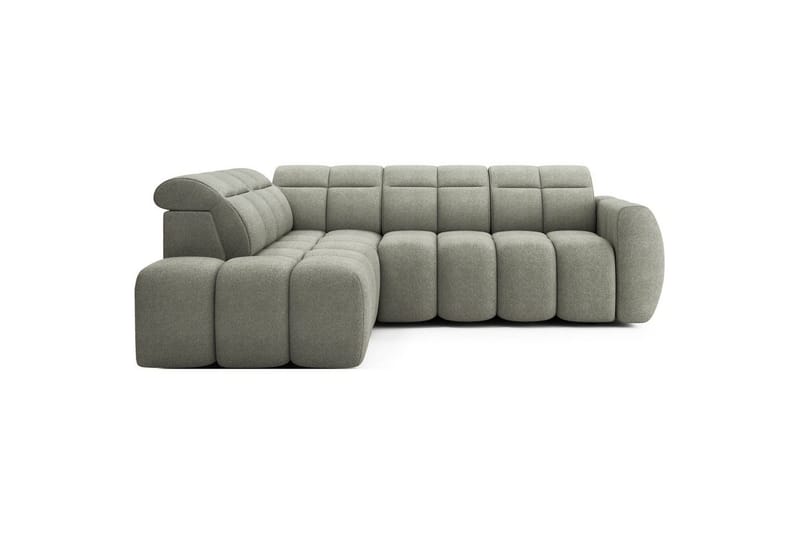 Hjørnesofa Eltap Flconn 258x208x107 cm, Xillar 100, Grøn, Venstre