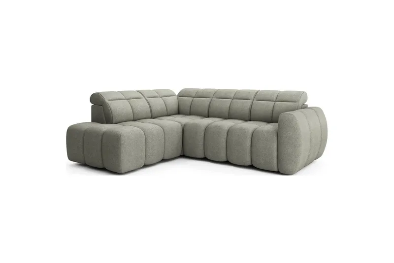 Hjørnesofa Eltap Flconn 258x208x107 cm - Xillar 100, Grøn, Venstre - Møbler - Sofaer - Sovesofaer