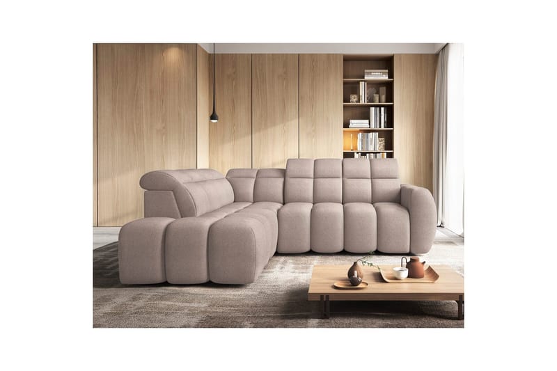 Hjørnesofa Eltap Flconn 258x208x107 cm - Xillar 20, Brun, Venstre - Møbler - Sofaer - Sovesofaer