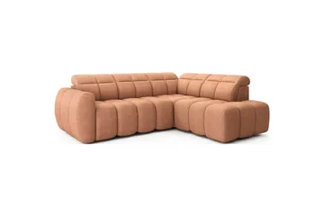 Hjørnesofa Eltap Flconn 258x208x107 cm - Xillar 24, Pink, Højre - Møbler - Sofaer - Sovesofaer