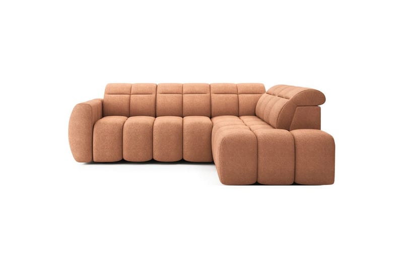 Hjørnesofa Eltap Flconn 258x208x107 cm - Xillar 24, Pink, Højre - Møbler - Sofaer - Sovesofaer