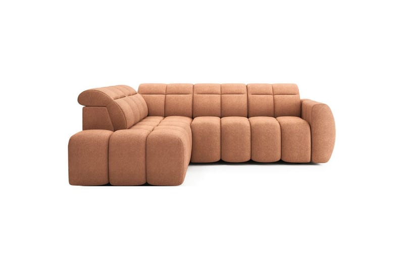 Hjørnesofa Eltap Flconn 258x208x107 cm - Xillar 24, Pink, Venstre - Møbler - Sofaer - Sovesofaer