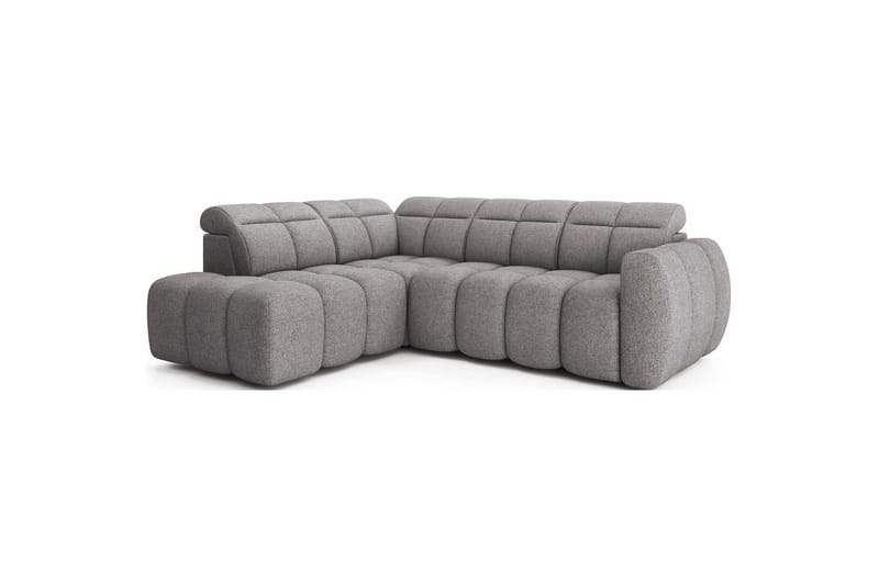 Hjørnesofa Eltap Flconn 258x208x107 cm - Paolli 04, Grå, Venstre - Møbler - Sofaer - Sovesofaer