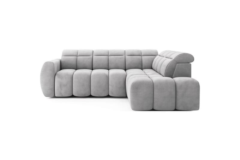 Hjørnesofa Eltap Flconn 258x208x107 cm, Paolli 04, Grå, Højre
