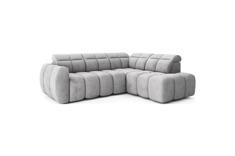 Hjørnesofa Eltap Flconn 258x208x107 cm - Paolli 04, Grå, Højre - Møbler - Sofaer - Sovesofaer