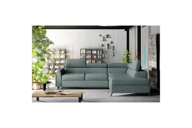 Hjørnesofa Eltap Kairos 265x200x92 cm, Cover 70, Blå, Højre