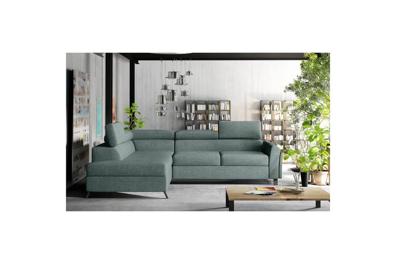 Hjørnesofa Eltap Kairos 265x200x92 cm - Cover 70, Blå, Venstre - Møbler - Sofaer - Sovesofaer