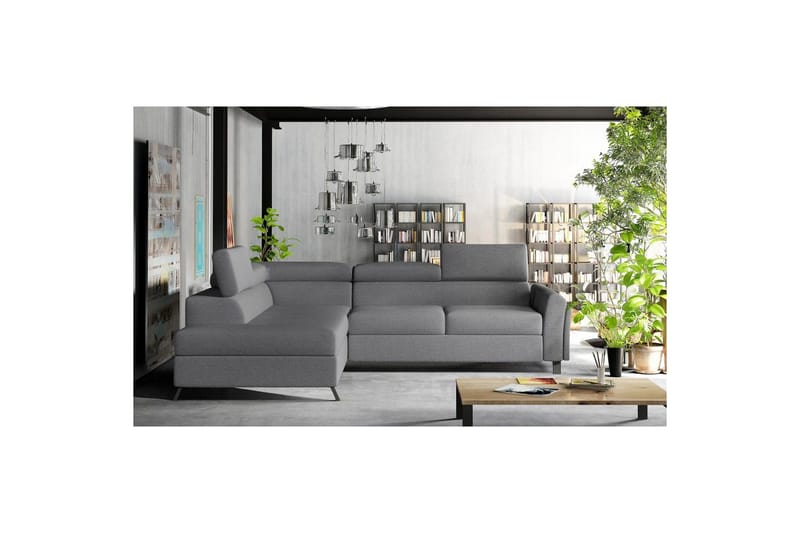 Hjørnesofa Eltap Kairos 265x200x92 cm - Primo 96, Mørkegrå, Venstre - Møbler - Sofaer - Sovesofaer