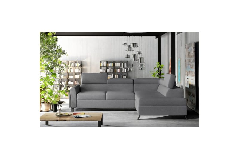 Hjørnesofa Eltap Kairos 265x200x92 cm - Primo 96, Mørkegrå, Højre - Møbler - Sofaer - Sovesofaer