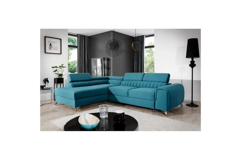 Hjørnesofa Eltap Laurence 278x205x92 cm, Solar 77, Venstre