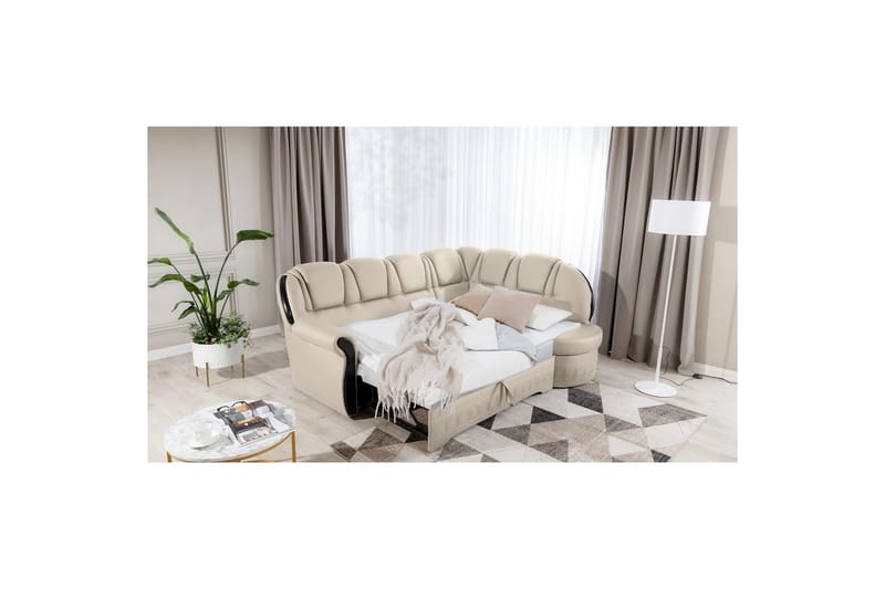 Hjørnesofa Eltap Lord 243x180x112 cm - Blød 33, Højre - Møbler - Sofaer - Sovesofaer