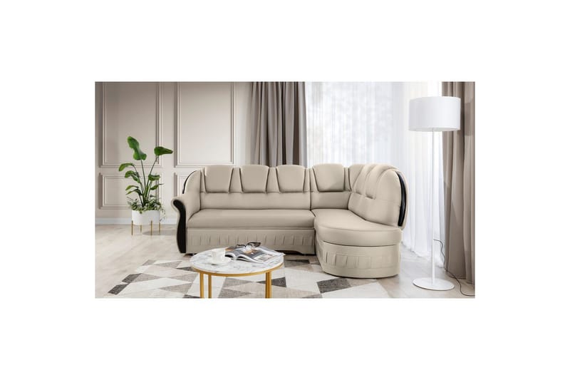Hjørnesofa Eltap Lord 243x180x112 cm - Blød 33, Højre - Møbler - Sofaer - Sovesofaer