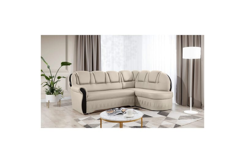 Hjørnesofa Eltap Lord 243x180x112 cm - Blød 33, Højre - Møbler - Sofaer - Sovesofaer