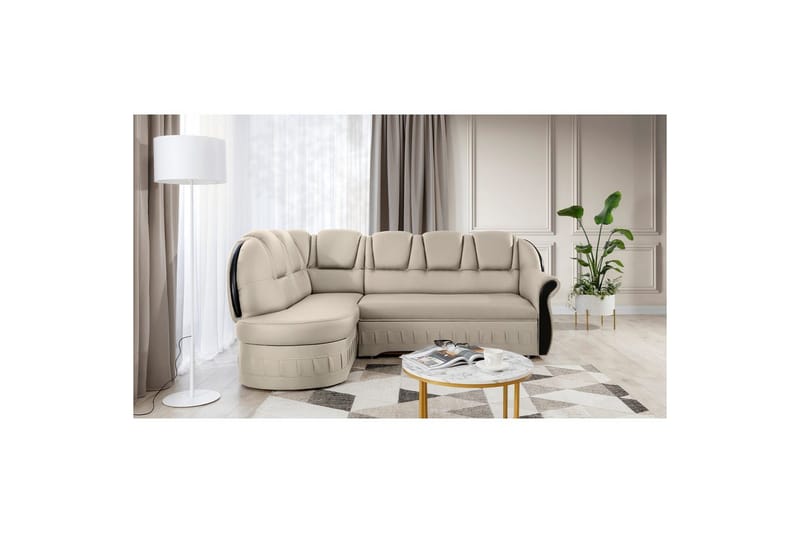 Hjørnesofa Eltap Lord 243x180x112 cm - Blød 33, Venstre - Møbler - Sofaer - Sovesofaer