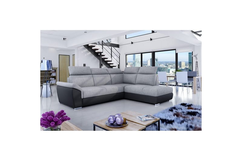 Hjørnesofa Eltap Loreto 260x210x102 cm - Sawana 21, Soft 11, Højre - Møbler - Sofaer - Sovesofaer