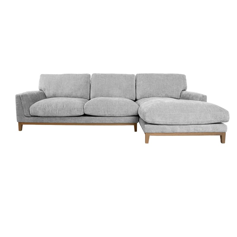 Hjørnesofa HOME4YOU Basil Grå Højre hjørne - grå - Møbler - Sofaer - Hjørnesofa