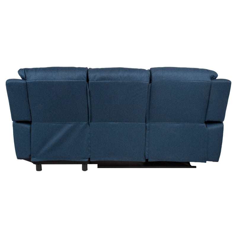 Hjørnesofa HOME4YOU BERIT manuel recliner Mørkeblå Højre hjørne - mørkeblå - Møbler - Sofaer - Recliner sofaer