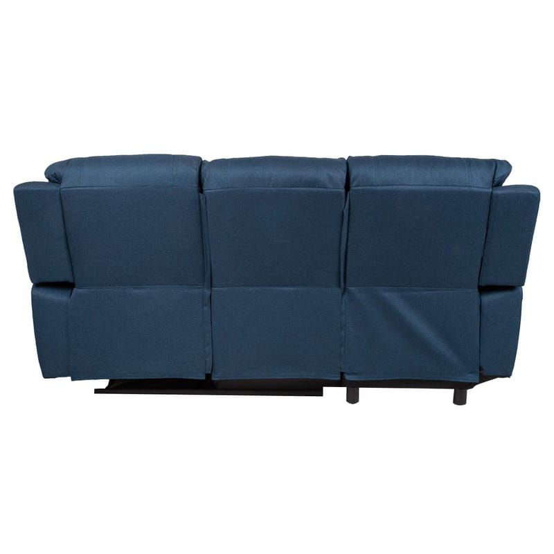 Hjørnesofa HOME4YOU BERIT manuel recliner Mørkeblå Venstre hjørne - mørkeblå - Møbler - Sofaer - Recliner sofaer