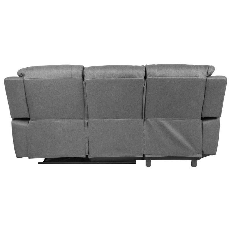 Hjørnesofa HOME4YOU BERIT manuel recliner Mørkegrå Venstre hjørne - mørkegrå - Møbler - Sofaer - Recliner sofaer