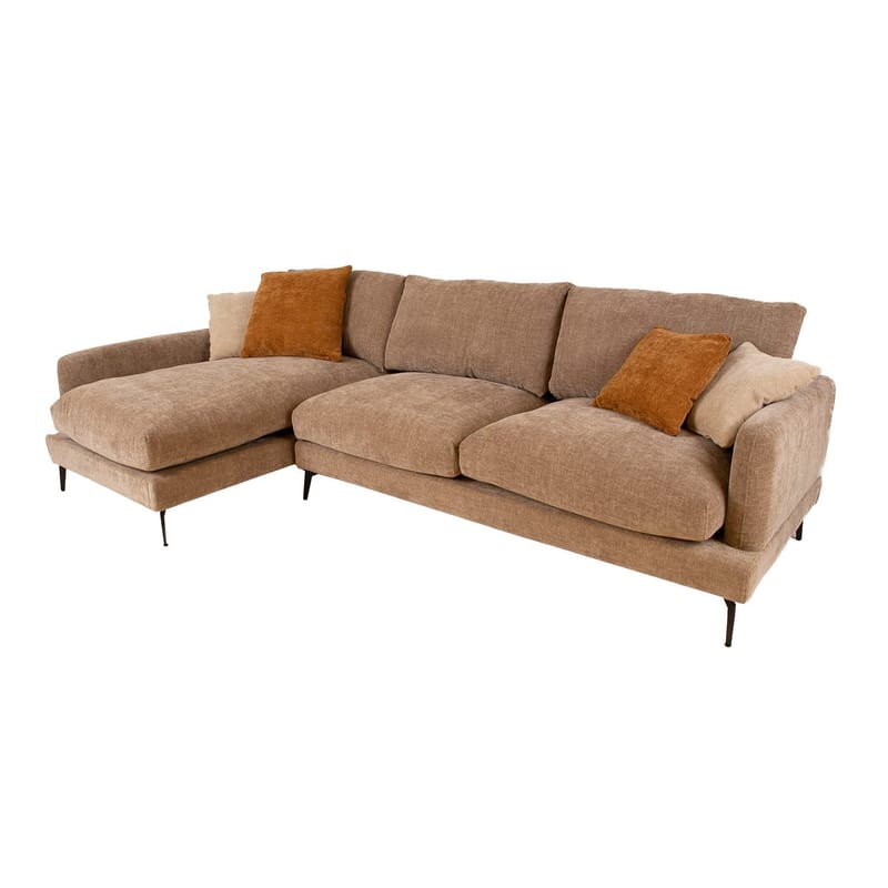 Hjørnesofa HOME4YOU Daisy Beige Venstre hjørne, beige