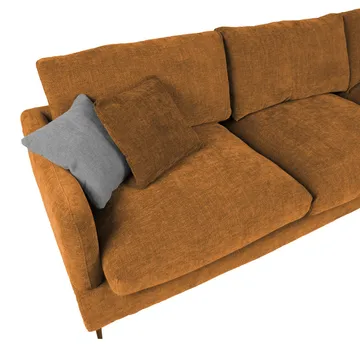 Hjørnesofa HOME4YOU Daisy Brun Højre hjørne - brun - Møbler - Sofaer - Hjørnesofa
